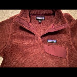 Patagonia fleece snap-T pullover